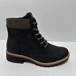Ecco Women’s Elaina Lace-Up Boots Black, Size EUR 39, US 8-8.5 M